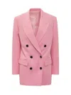 Isabel Marant Double-breasted Nevim Blazer With Peak Lapel 40 Italian Size