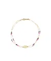 Isabel Marant New Malebo Beaded Choker Necklace In Yellow