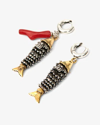 Isabel Marant New River Earrings In Gold