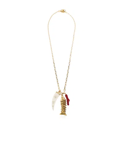 Isabel Marant New River Long Necklace In White