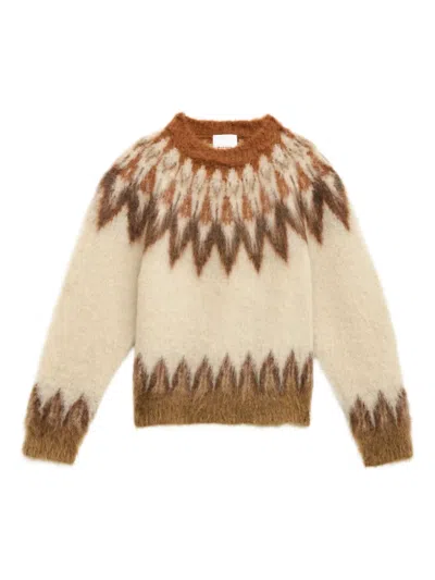 Isabel Marant Nicolas-gb Knitwear Orange In Neutral