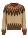 Isabel Marant Marant Nicolas Mohair Blend Sweater With Fair Isle Pattern In Multi