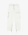 Isabel Marant Zip Detailed Pants In White