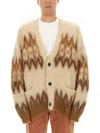Isabel Marant Marant Nielson Mohair Blend Cardigan With Fair Isle Motif In Multi