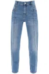 Isabel Marant Nikira Jeans In Blue Cotton In Blu