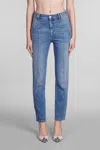 ISABEL MARANT NIKIRA JEANS IN BLUE COTTON