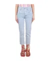 Isabel Marant Niliane High-waisted Cropped Jeans In White