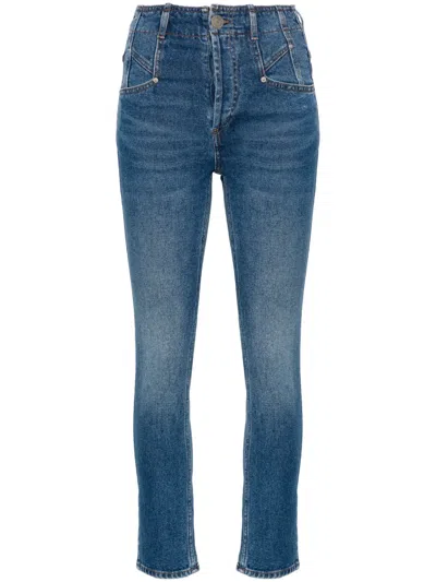 Isabel Marant Niliane High-waisted Skinny Jeans In Blue