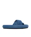 Isabel Marant Niloo Denim Slides In Blue
