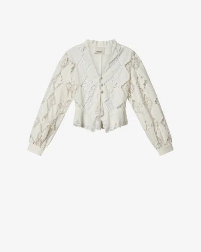 Isabel Marant Nina Blouse In White