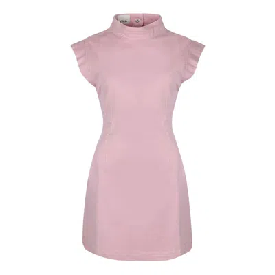 Isabel Marant Nina Open-back Minidress In Pink