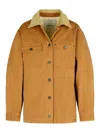 Isabel Marant Ninon Cotton Cognac Jacket In Yellow
