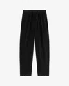 Isabel Marant Timeo Plain-colored Lyocell Pants In Black