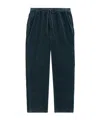 Isabel Marant Drawstring Corduroy Trousers In Blue