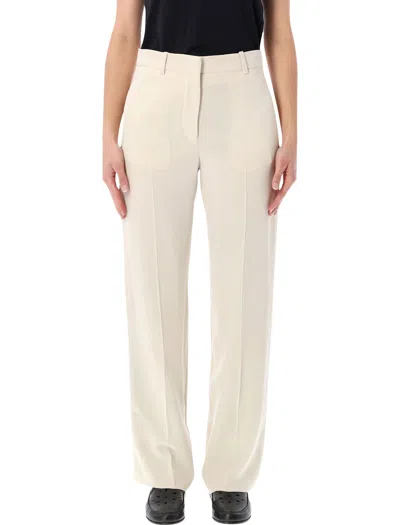 Isabel Marant Noanda Fluid Crepe Trousers In Neutral