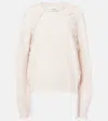 Isabel Marant Noelia Ribbed-knit Wool Sweater In Beige