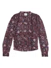 Isabel Marant Noeline Shirt In Brown
