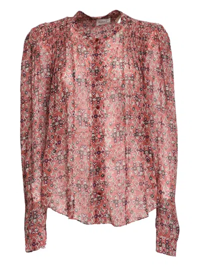 Isabel Marant Noeline Shirt In Pink