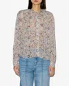 Isabel Marant Noeline Top In Ecru In White