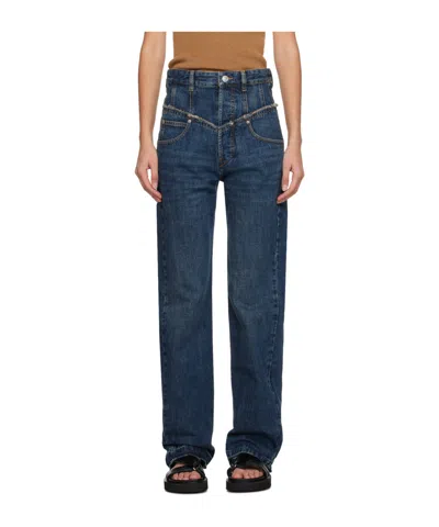 Isabel Marant Noemi Flared Jeans In Blue