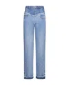 Isabel Marant Noemie High-waisted Denim Jeans In Blue