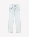 Isabel Marant Noemie Straight Leg Jeans In Light Blue