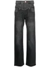 Isabel Marant Black Noemie Straight-leg Jeans