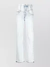 Isabel Marant Noemie Trousers With Belt Loops And Pockets In White