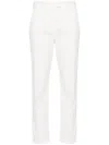Isabel Marant Nolena Cigarette-fit Trousers In White