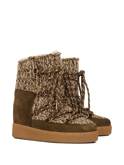 Isabel Marant Nowla Boots In Brown
