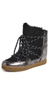 Isabel Marant Nowles Boots Silver In Silver