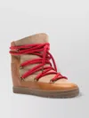 Isabel Marant Nowles Chunky Leather Suede Boots