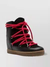 Isabel Marant Nowles Chunky Sole Leather Suede Boots