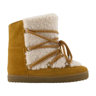 Isabel Marant Nowles Gf Ankle Boots In Brown