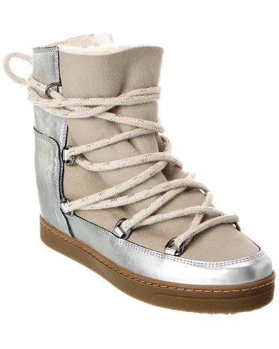 ISABEL MARANT ISABEL MARANT NOWLES LEATHER SNOW BOOT