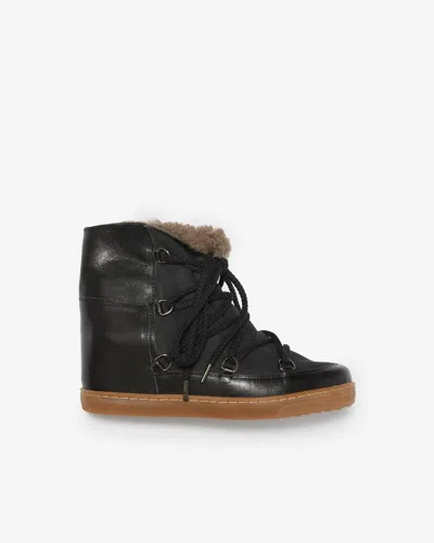 Isabel Marant Nowles Snow Boots In Black