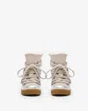 Isabel Marant Nowles Snow Boots In Silver