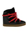 Isabel Marant Nowles Suede Ankle Boots In Black