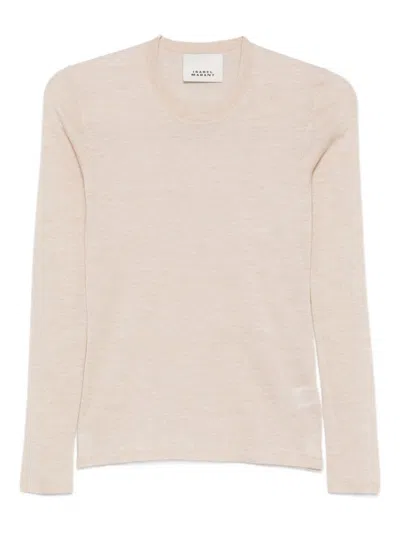 Isabel Marant Nude Neutrals Cashmere Silk Sweater