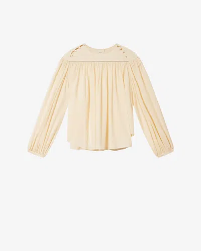 Isabel Marant Nuna Top In Ecru