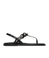 Isabel Marant Black Nya Flat Sandals In Black