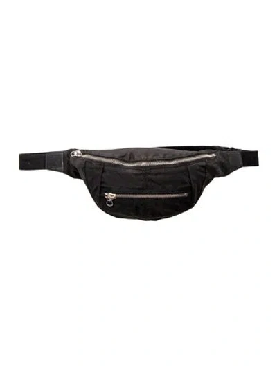 Pre-owned Isabel Marant Nylon Belt Bag In Black