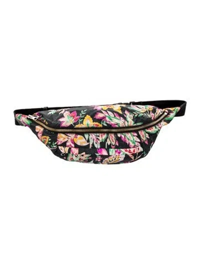 Pre-owned Isabel Marant Nylon Belt Bag In Black
