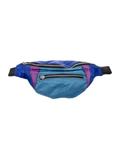 Pre-owned Isabel Marant Nylon Belt Bag In Blue