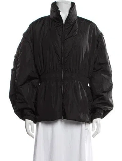 Pre-owned Isabel Marant Nylon Bomber Jacket In Black