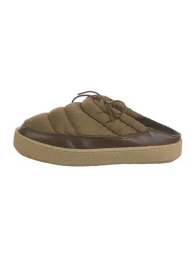 Pre-owned Isabel Marant Nylon Colorblock Pattern Sneakers In Green