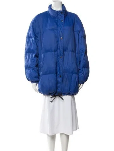 Pre-owned Isabel Marant Nylon Down Coat In Blue