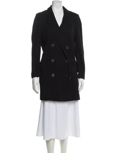 Pre-owned Isabel Marant Nylon Peacoat In Black