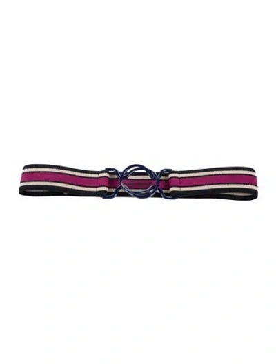 Pre-owned Isabel Marant Nylon Waist Belt In Purple