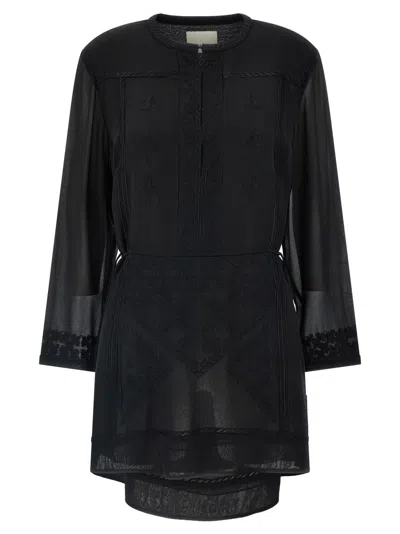 Isabel Marant 'oaria' Dress In Black